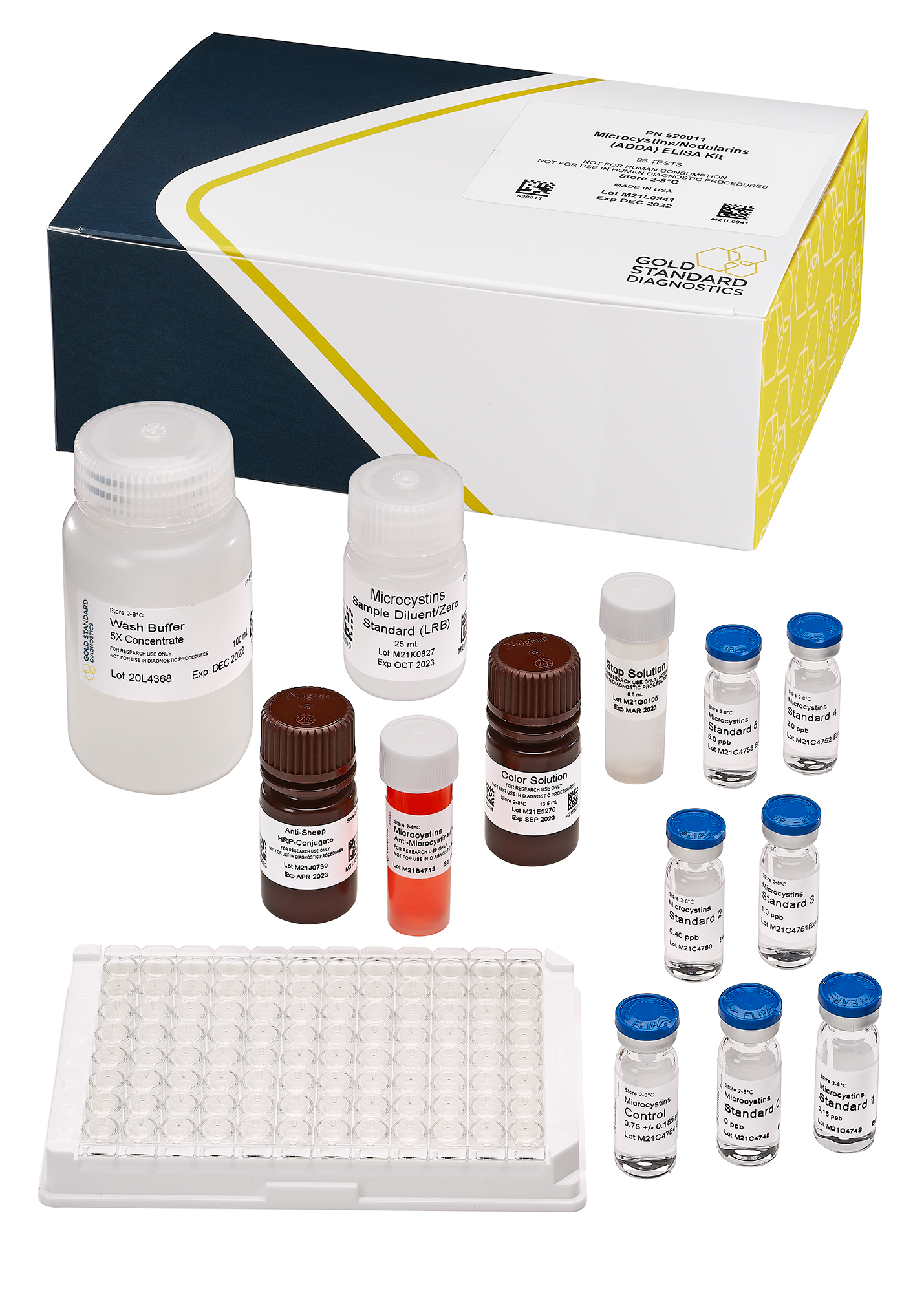 ABRAXIS® Microcystins/Nodularins (ADDA) (EPA ETV) (EPA Method 546), ELISA, 96-test