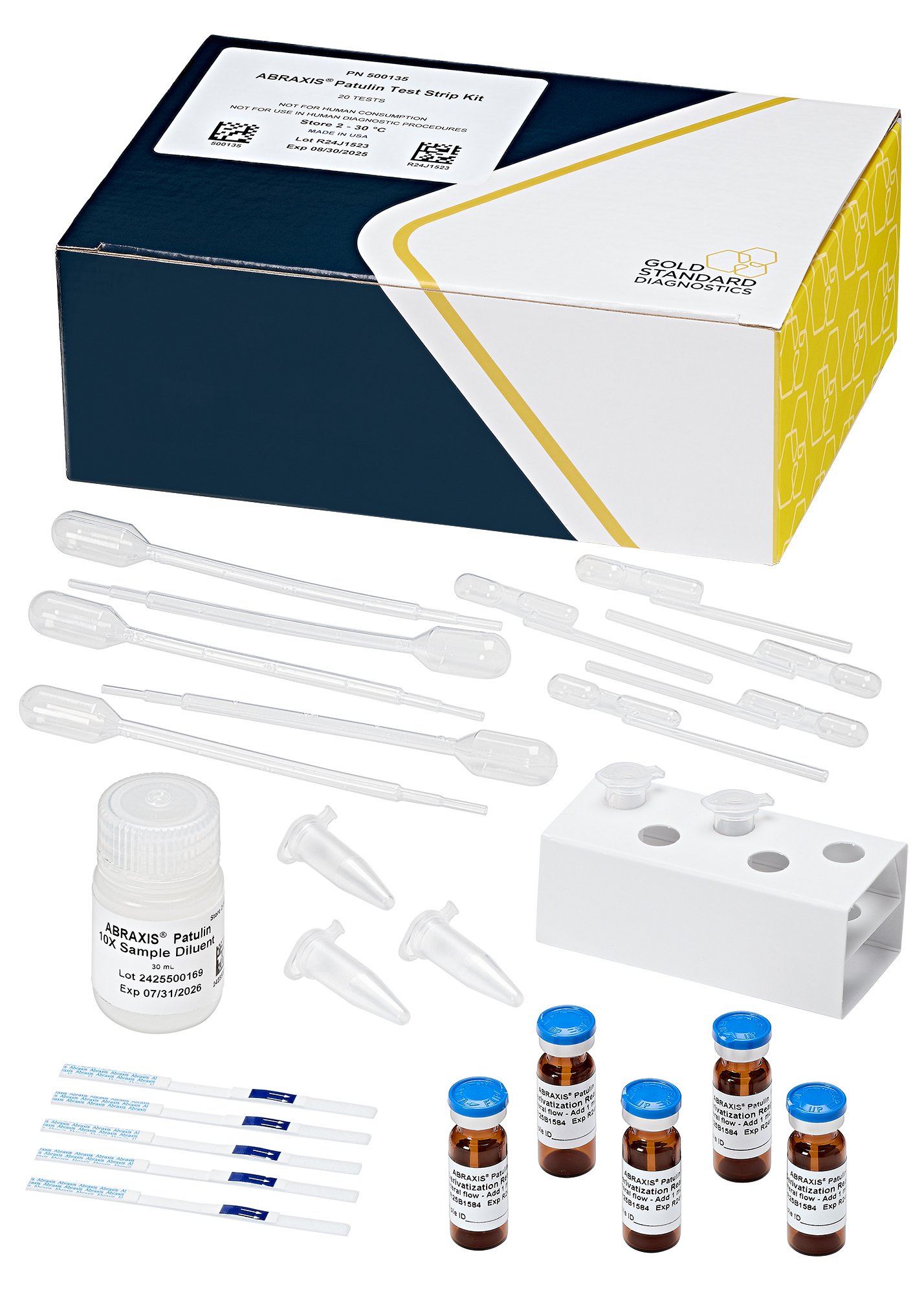 ABRAXIS® Patulin Strip Test 5-Test