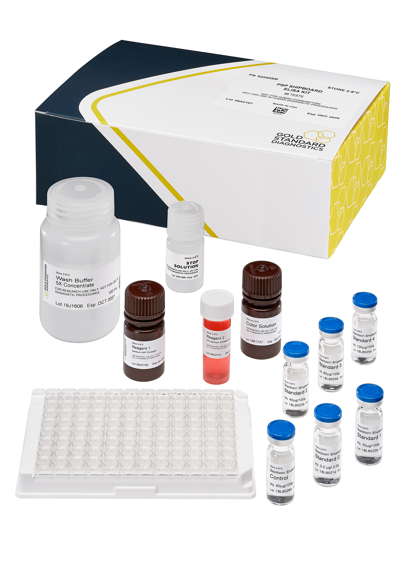 ABRAXIS®  Saxitoxins (PSP) Shipboard, ELISA, 96-test