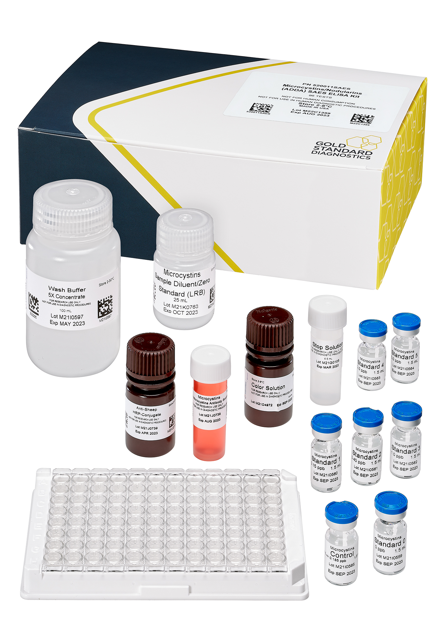 ABRAXIS®  Microcystins/Nodularins (ADDA) SAES, ELISA, 96-test