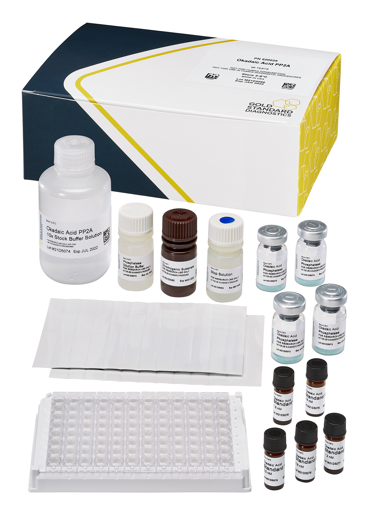 Okadaic Acid (DSP), PP2A, Plate, 96-test