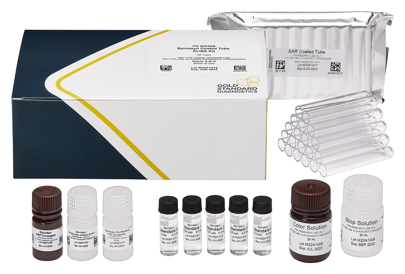 ABRAXIS® Spinosyn, Coated Tube ELISA, 40-test