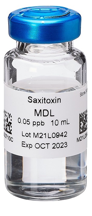 ABRAXIS® Saxitoxins (PSP), MDL Study Solution (CAAS), 0.05 ppb, 10 mL, 1 vial